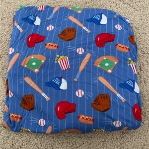 Baseball Themed Crib Sheet